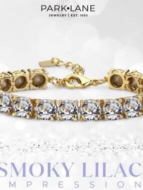 Park Lane Smokey lilac Gold Tone Bracelet
